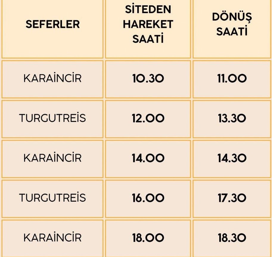 Hürpa Tatil Evleri - Plaj ve Ulaşım Servisi